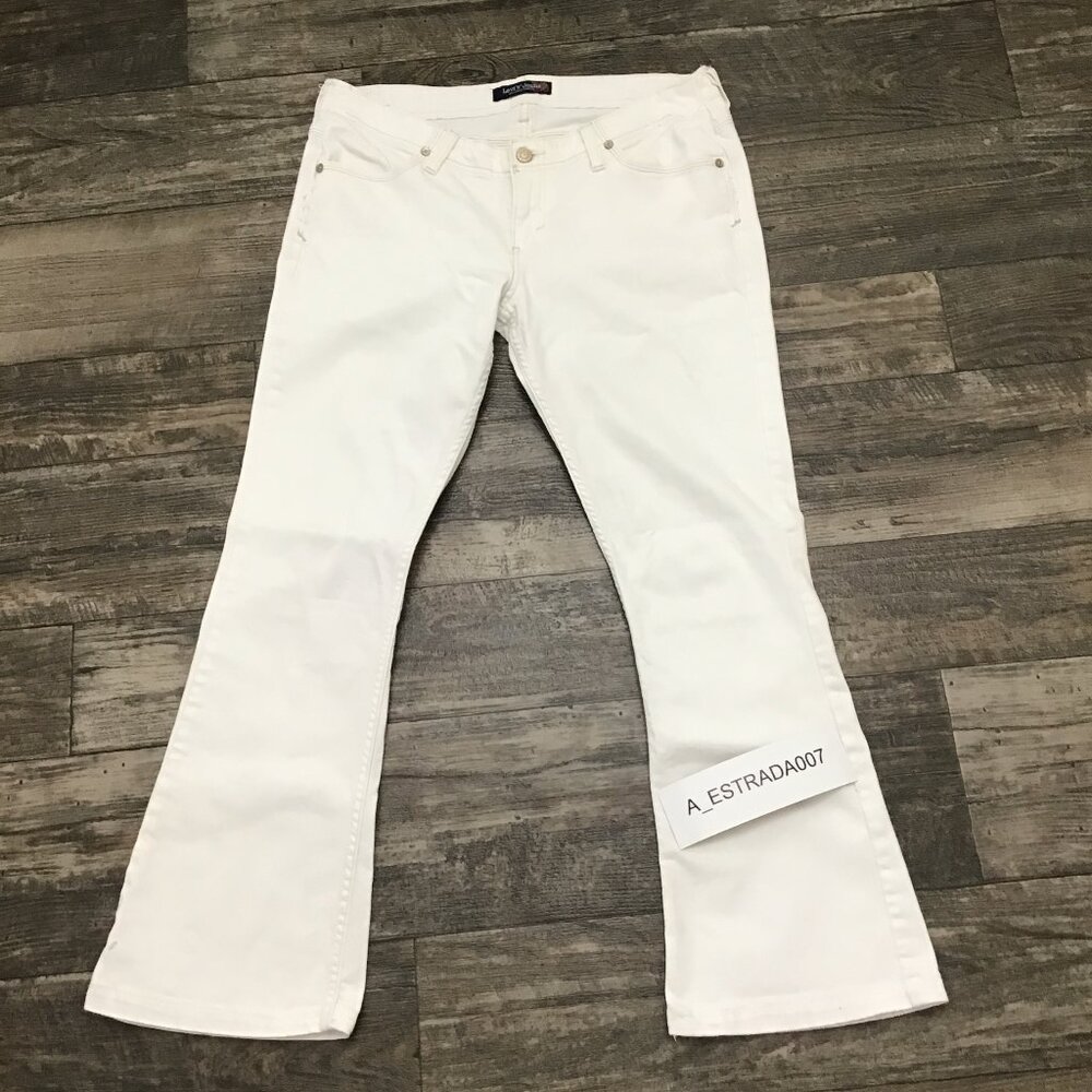 Levi's Genuinely Crafted Bootcut Jeans Women's Sz 15M 28x34 White Mid Rise stret
